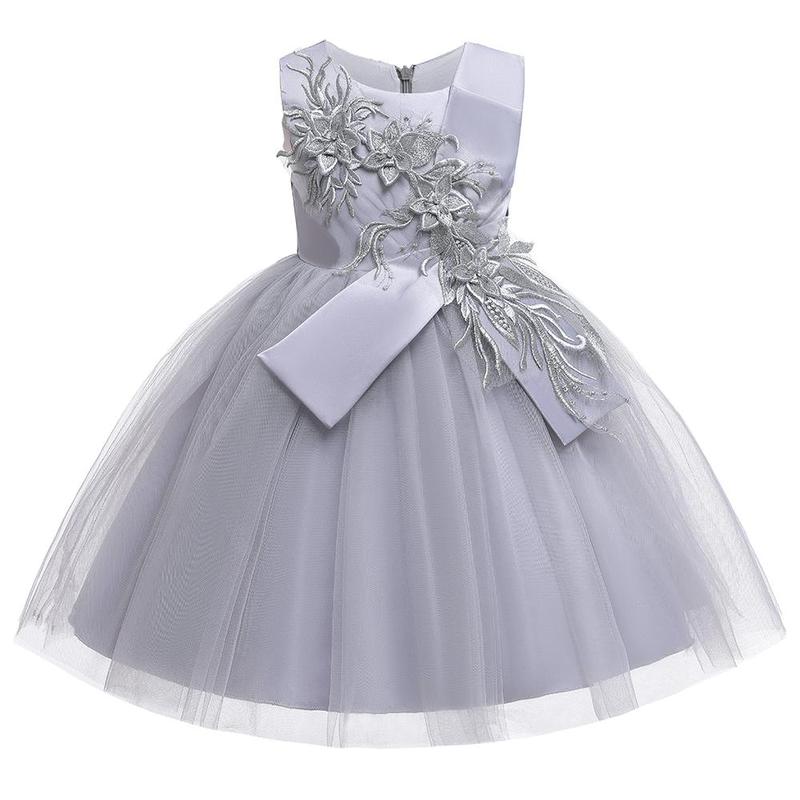 Girl Prom Princess Mesh Catwalk Performance Dress – Akidstar